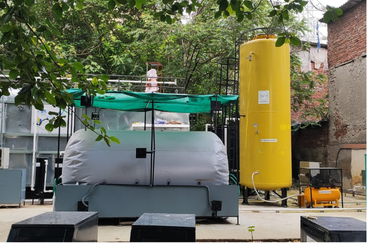 BioUrja decentralised biomethanation unit