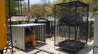 Twin Balloon Biogas Compression System TBBGS